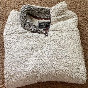 Cream True Grit Pullover